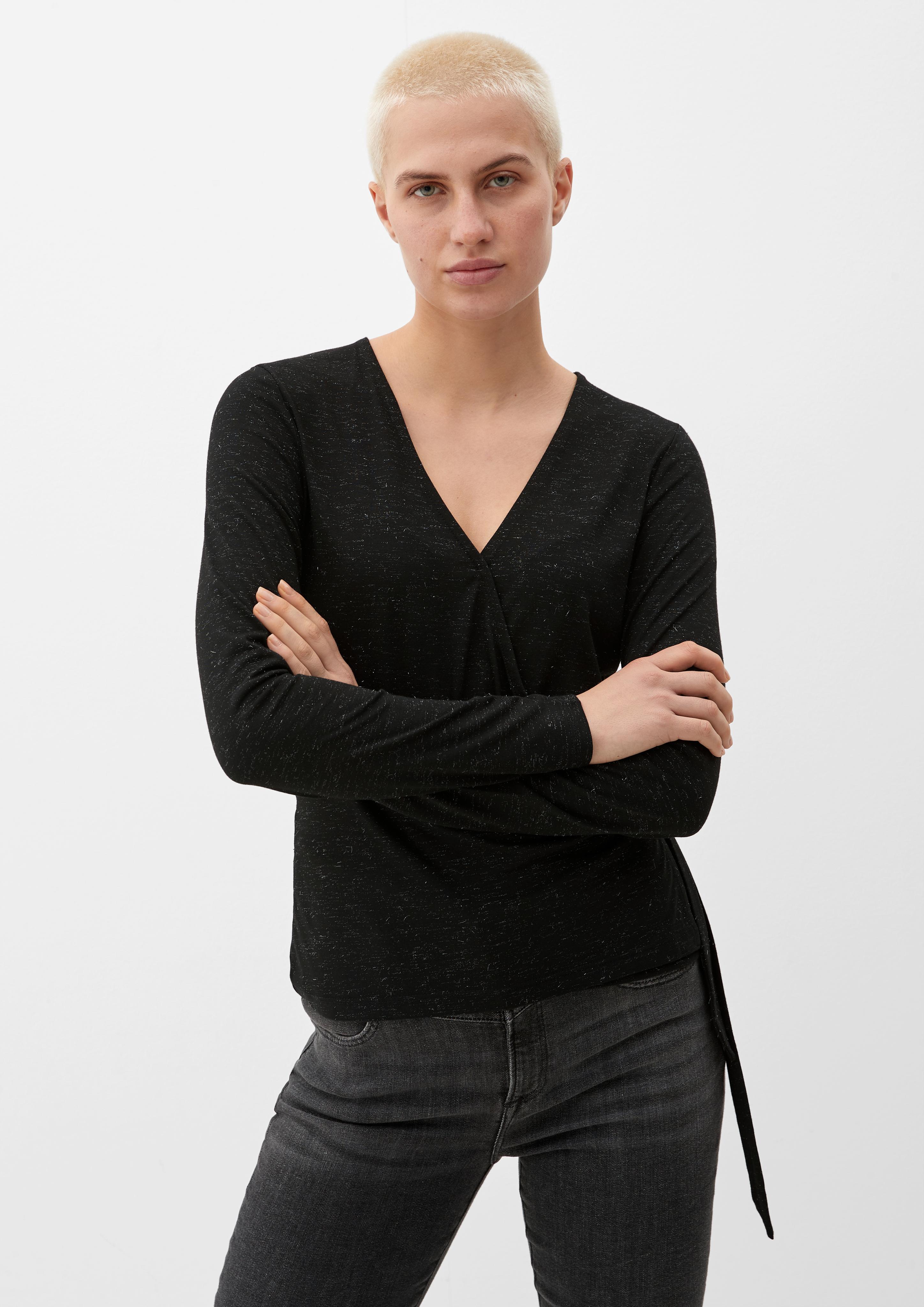 Longsleeve in Wickeloptik  2125956-9999