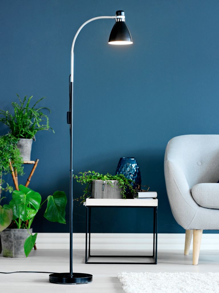 HANSSON Lampa podłogowa HANSSON H155cm czarna