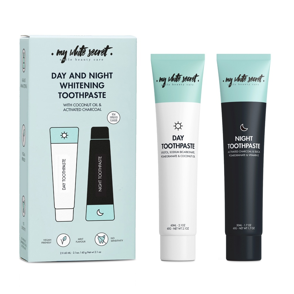 My White Secret Day & Night whitening toothpaste Dentifrice