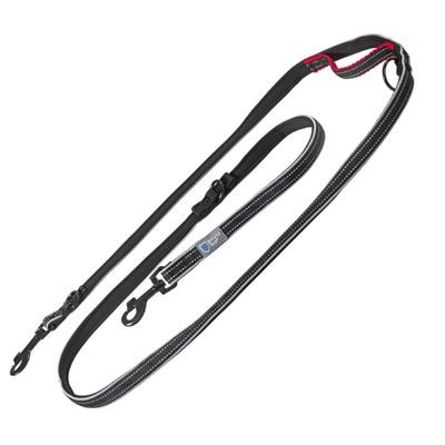 ArmoredTech Dog Control Leine, schwarz