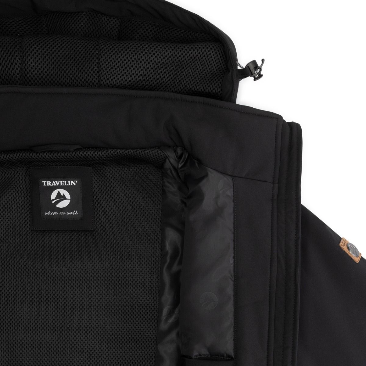 Travelin' Holger schwarze Herren Jacke