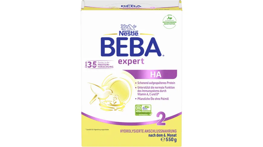 Nestlé Beba Expert HA2 Folgenahrung nach dem 6. Monat 550 g