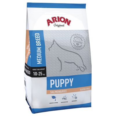 Arion Original Puppy Medium Breed Lachs & Reis