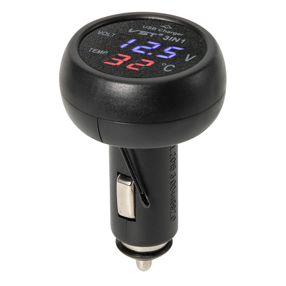 3 in 1 Gerät von Norauto inkl. Batterietester, Thermometer und USB, 12/24V - ATU
