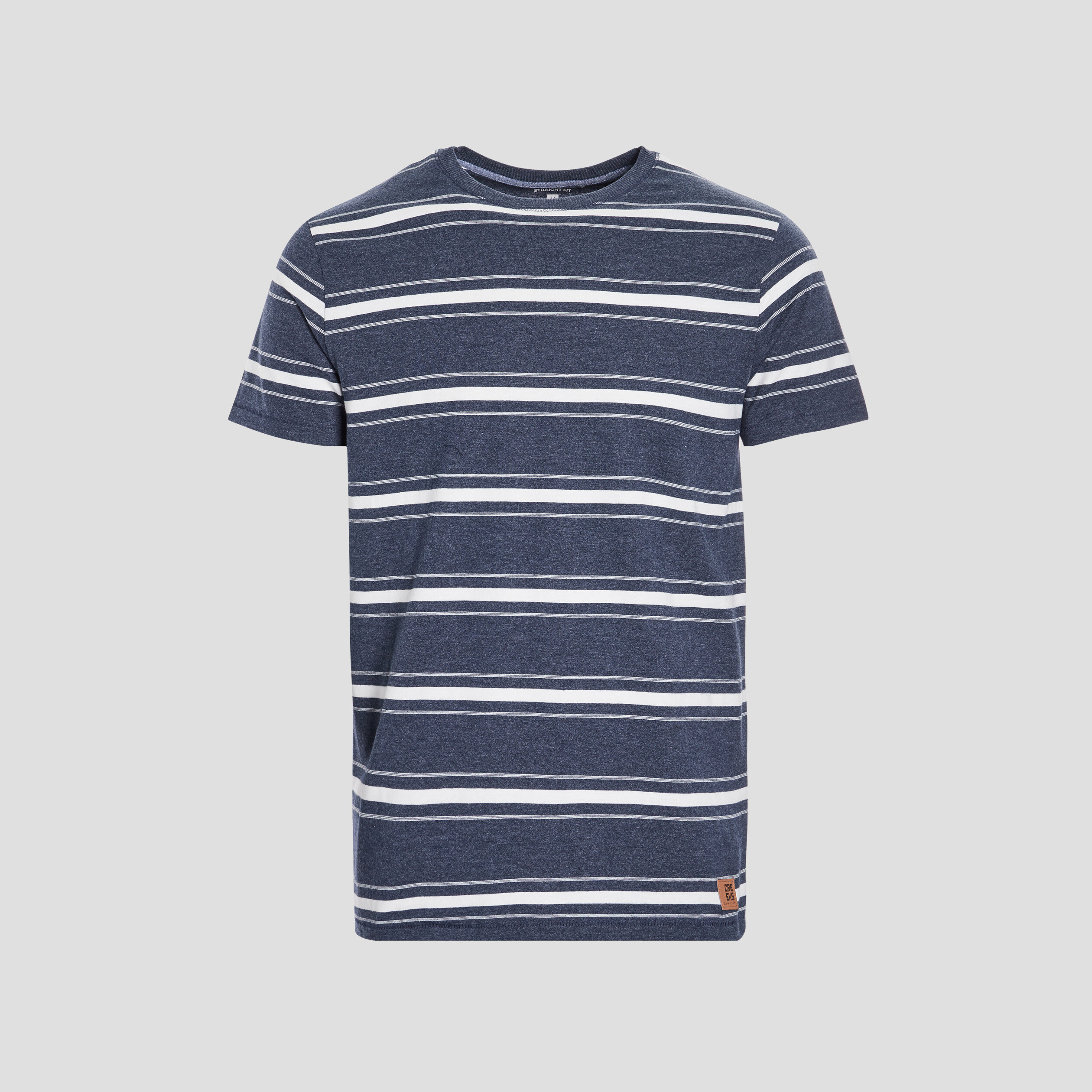 T-shirt manches courtes Creeks bleu homme | La Halle