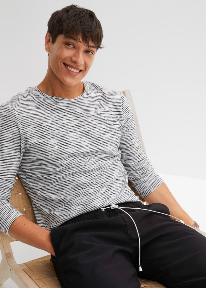 Loose Fit Stretch-Schlupfhose, Straight