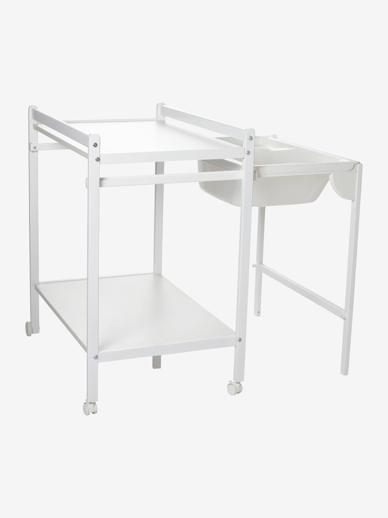 Vertbaudet Babyzimmer Wickeltisch mit Badewanne MAGICTUB - natur/weiß
