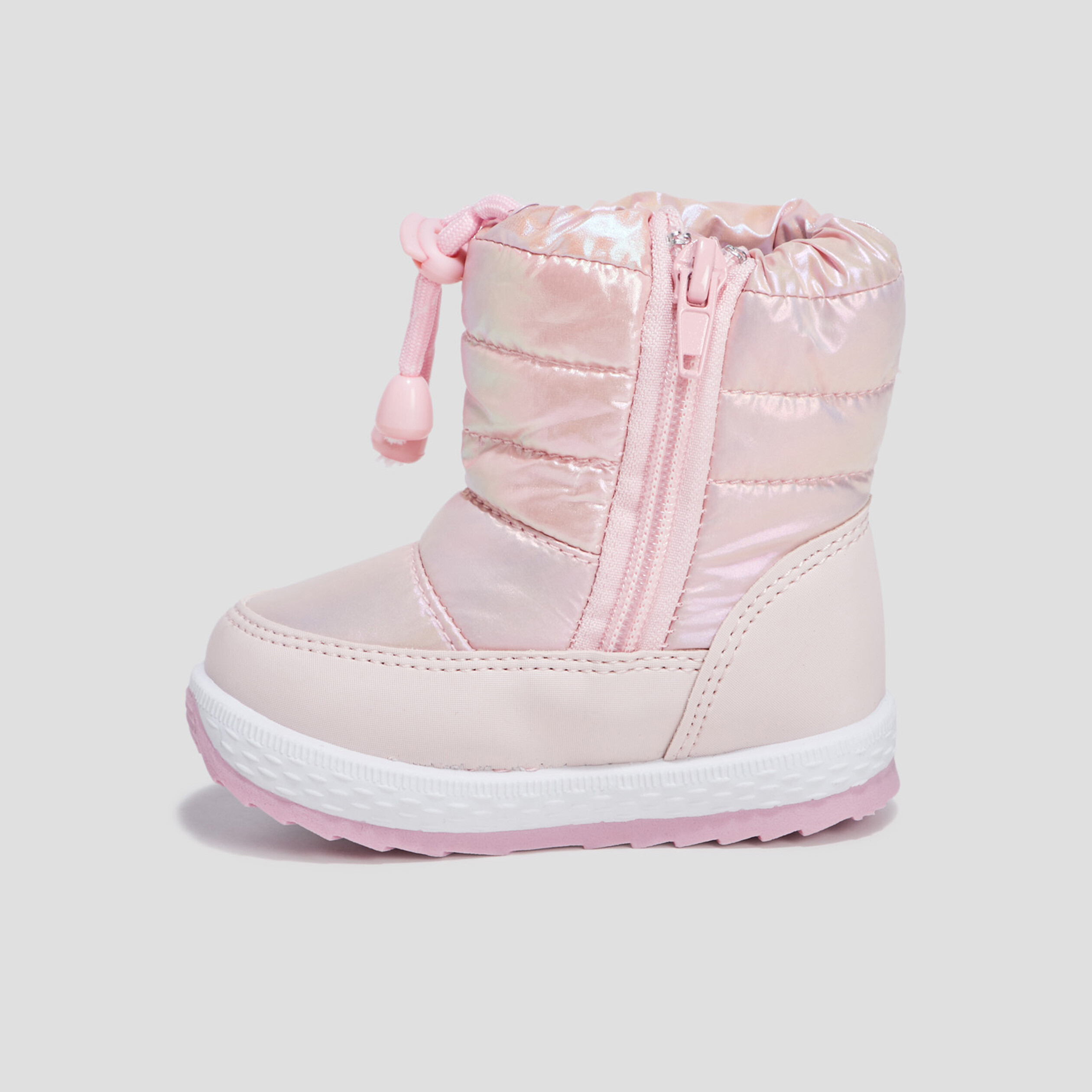 Bottes de neige rose bébé fille | La Halle