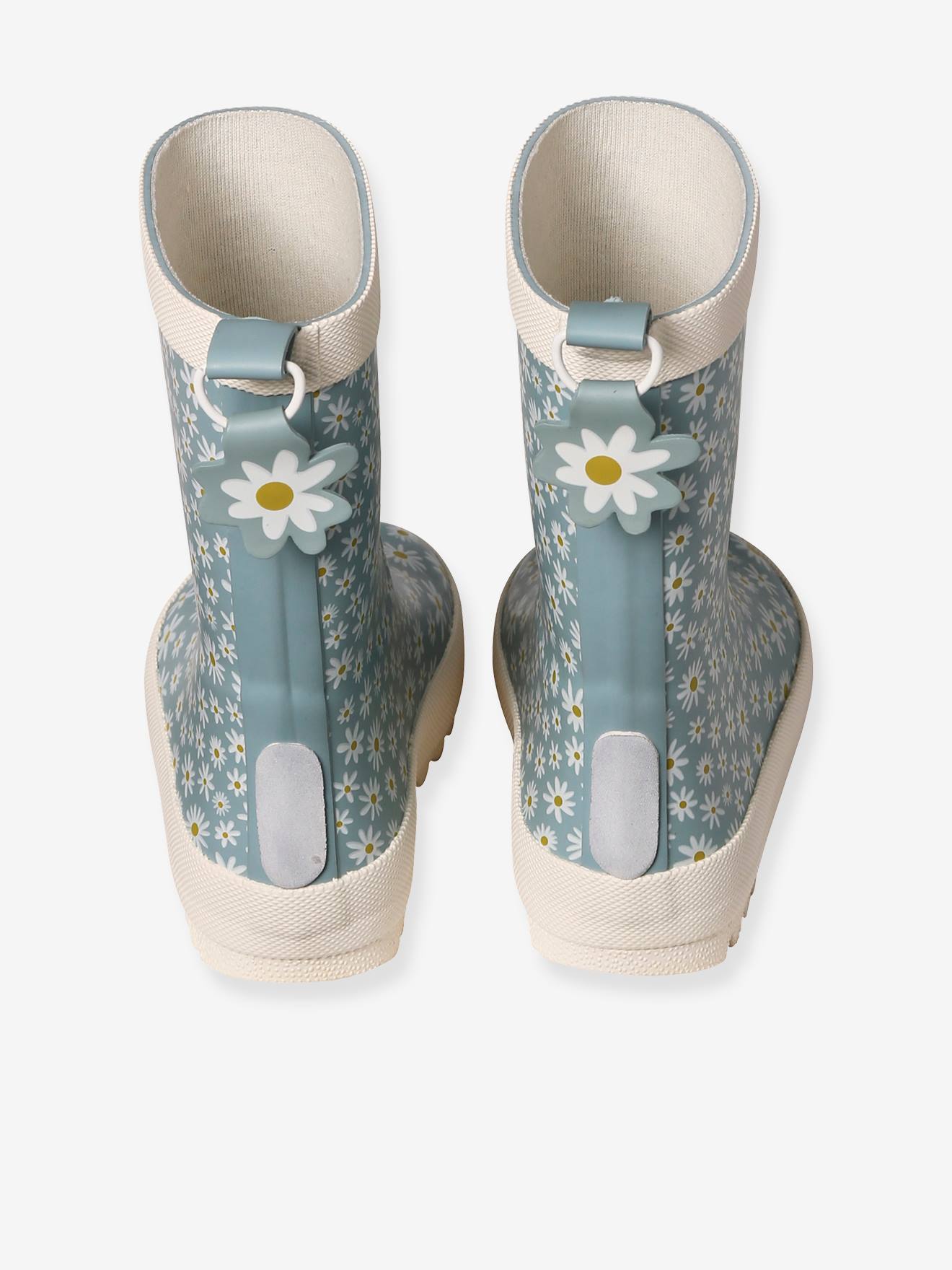 Vertbaudet Kinder Gummistiefel - hellblau gänseblümchen