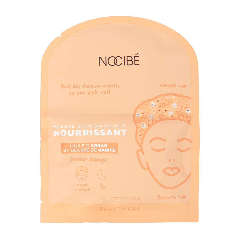 Nocibé MY PRETTY ZOO - PRETTY CAT Masque Cheveux de Nuit Nourrissant