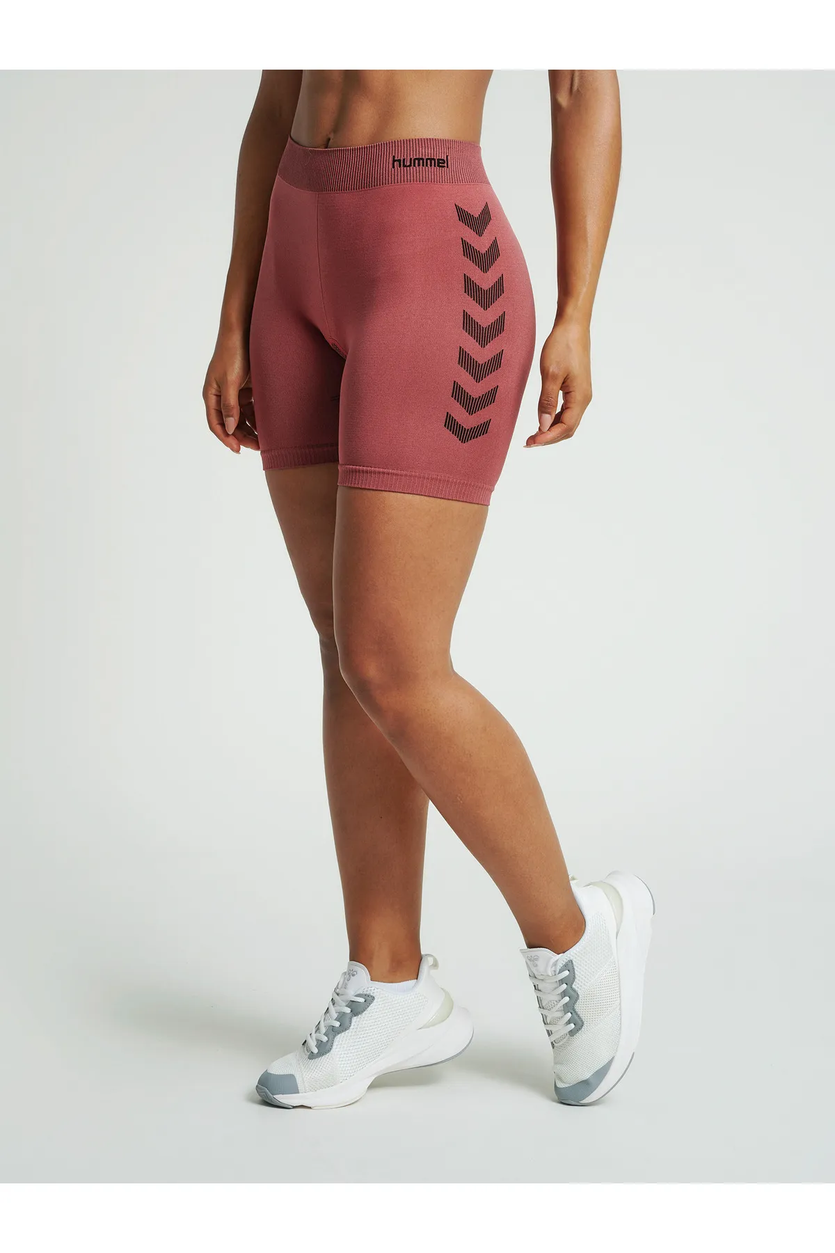 hummel  Sport-Leggings - Rot - Mittlerer Bund