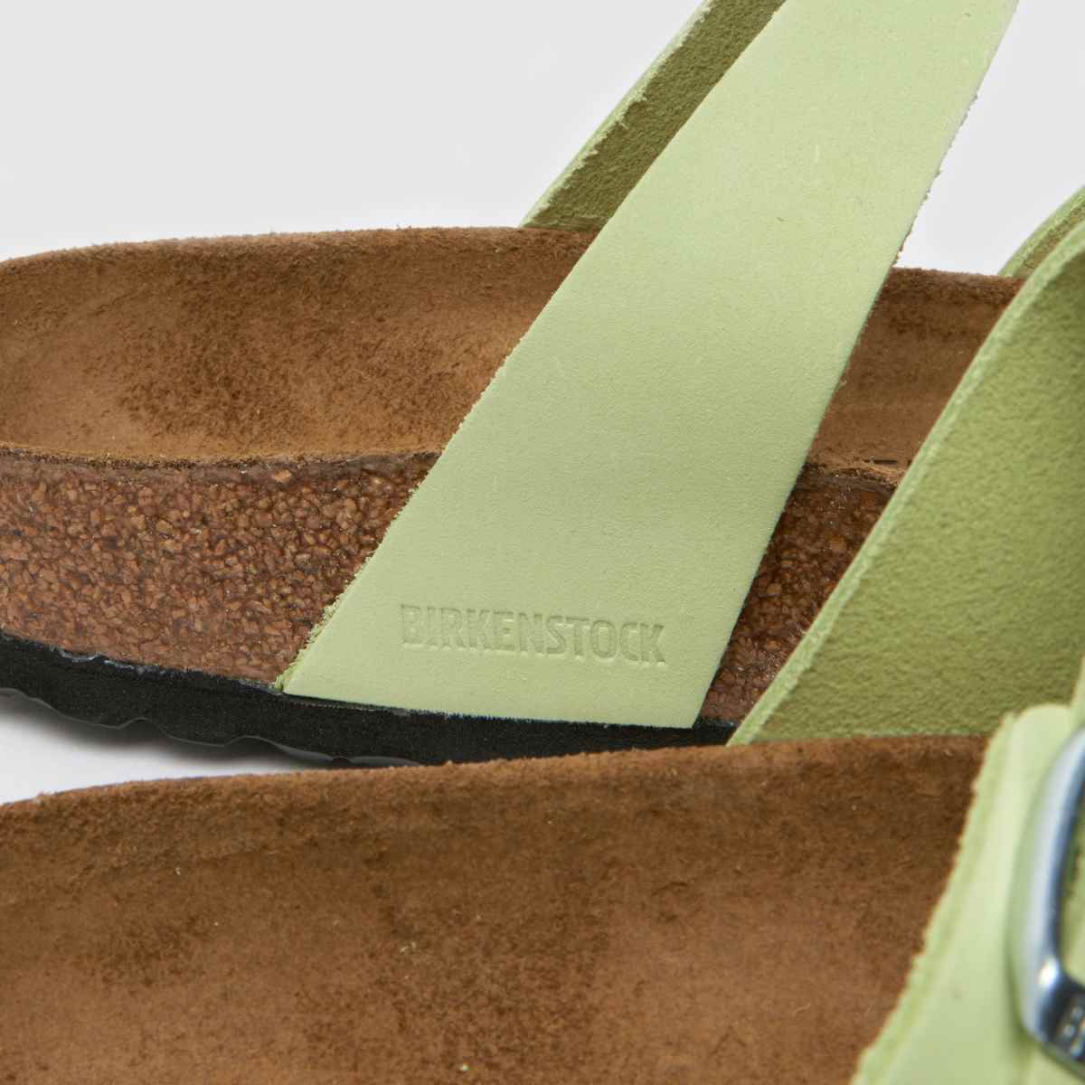 BIRKENSTOCK – Mayari – Blekt limefärgade sandaler