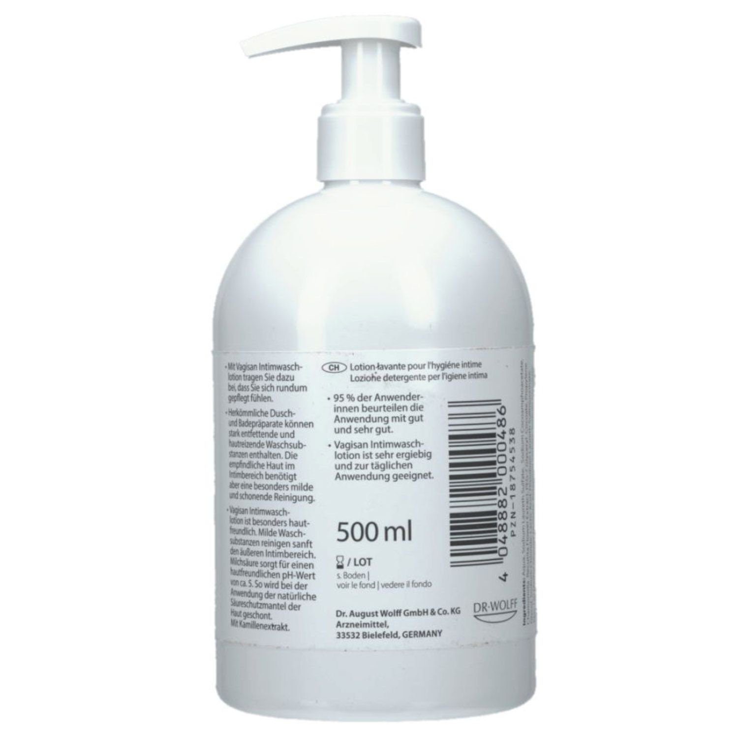 Vagisan Intimpflege VAGISAN Intimwaschlotion, 500 ml, 500 ml Inhalt