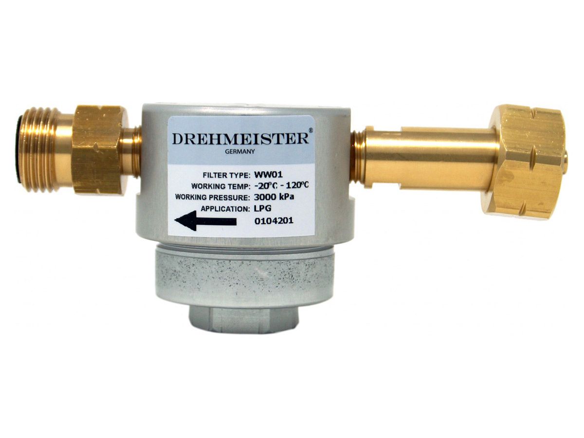 Drehmeister Smart langer Gasfilter
