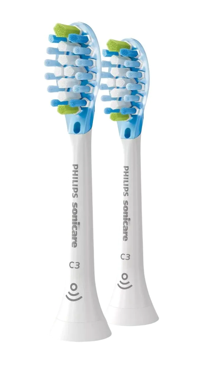 Philips Sonicare C3 Premium Plaque Defense HX9042/17 Λευκές κεφαλές, 2 τεμ.