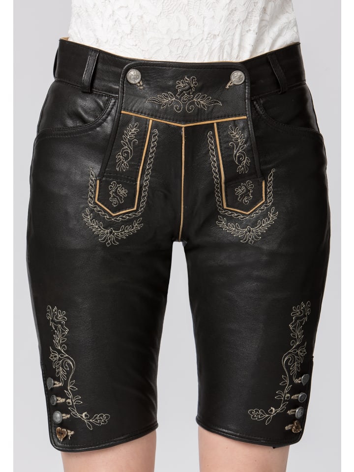 Stockerpoint Stockerpoint Trachtenlederhose Roxanne in black nappa günstig kaufen