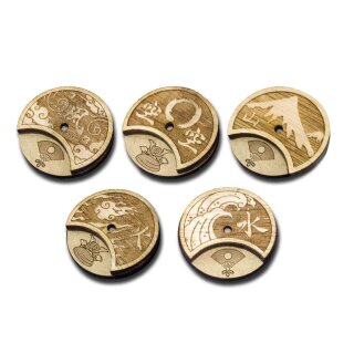 L5R compatible Elemental Dials (5 Units)