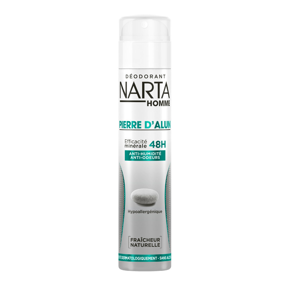 NARTA Narta Homme Déodorant Spray à la Pierre d'Alun 48h