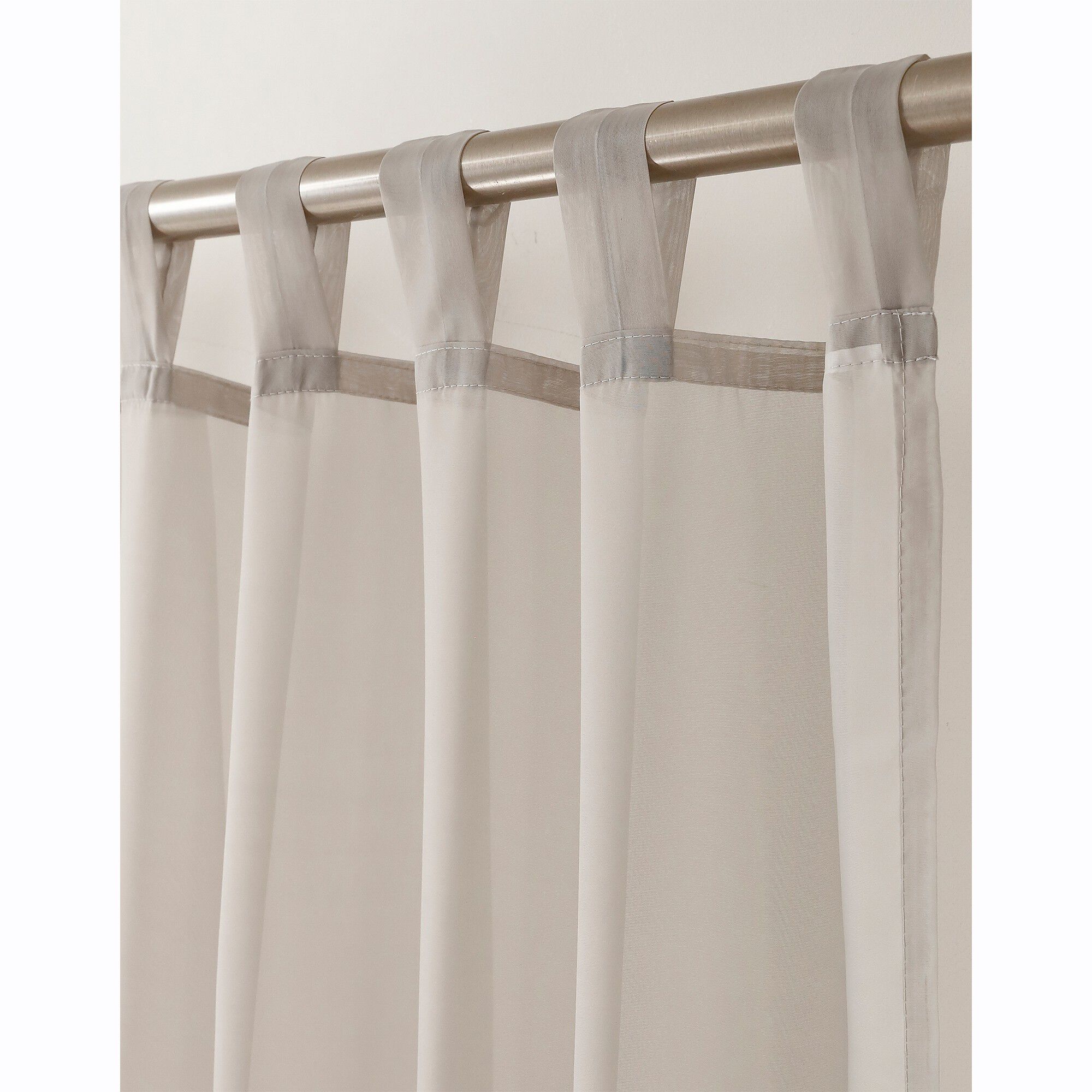 Panneau voile uni finition pattes