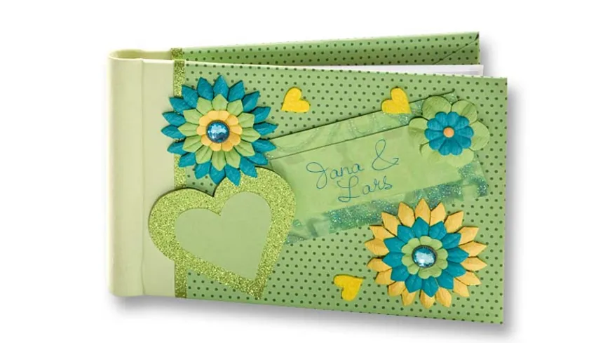 folia Papierblumen farbig sortiert