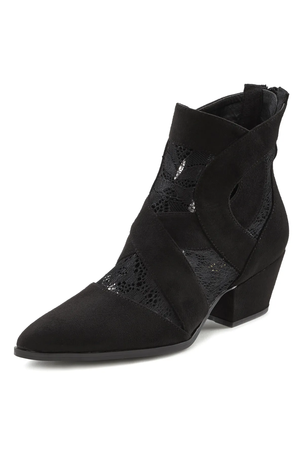 LASCANA  Stiefelette - Schwarz - Blockabsatz