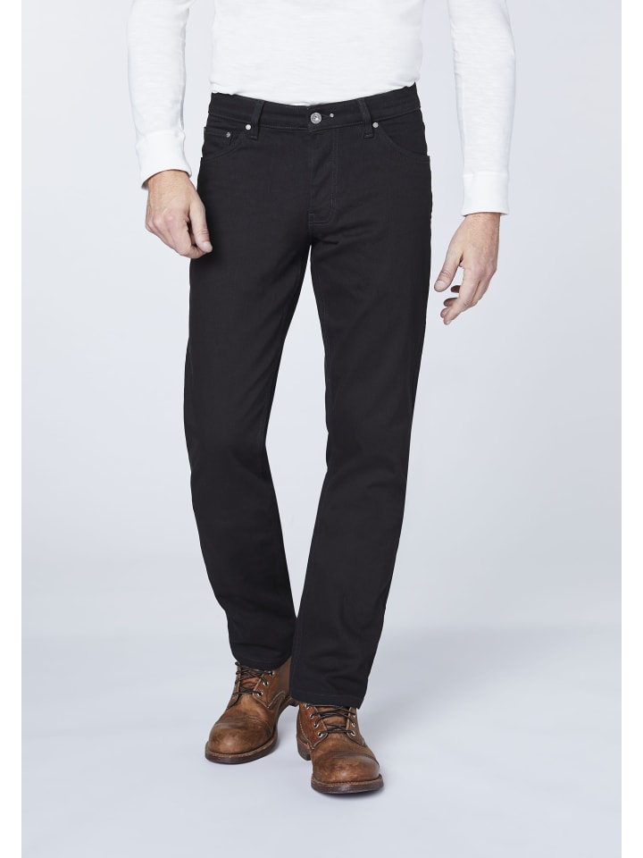 Oklahoma Premium Denim Jeans in Schwarz günstig kaufen