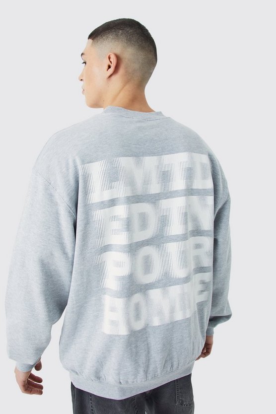 Oversize Sweatshirt mit Print