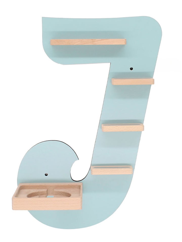 BOARTI Holz Regal Buchstabe J für Toniebox Tonies Figuren in Grün günstig kaufen onesize