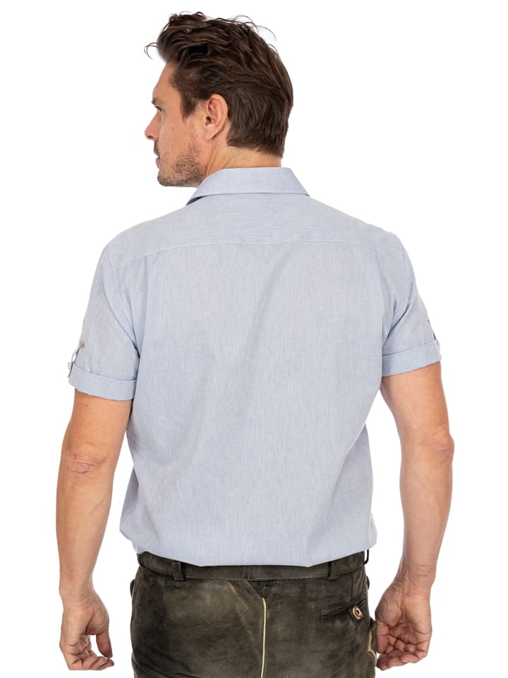 Gipfelstürmer Trachtenhemd 421020-1913 in blau günstig kaufen