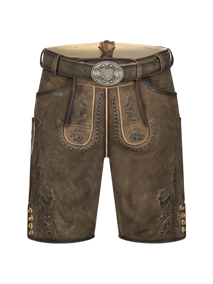 KRÜGER Lederhose Sean in braun günstig kaufen 46