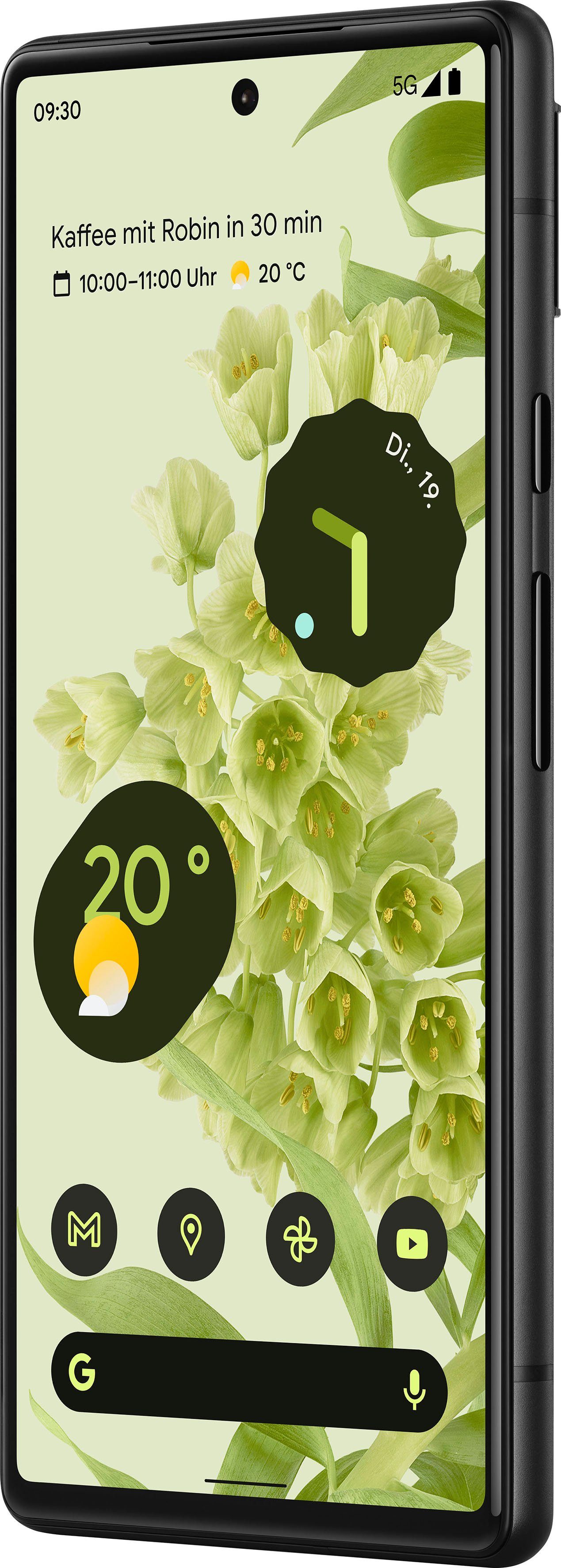 Google Pixel 6 Smartphone (16,3 cm/6,4 Zoll, 128 GB Speicherplatz, 50 MP Kamera)