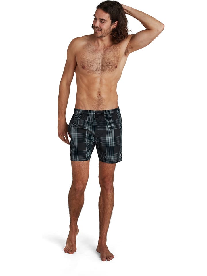 Speedo Badeshorts in Schwarz/ Hellblau günstig kaufen