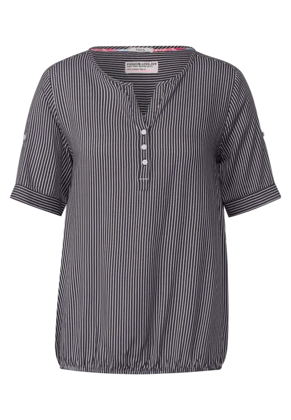 CECIL Bluse mit Turn-Up Ärmel