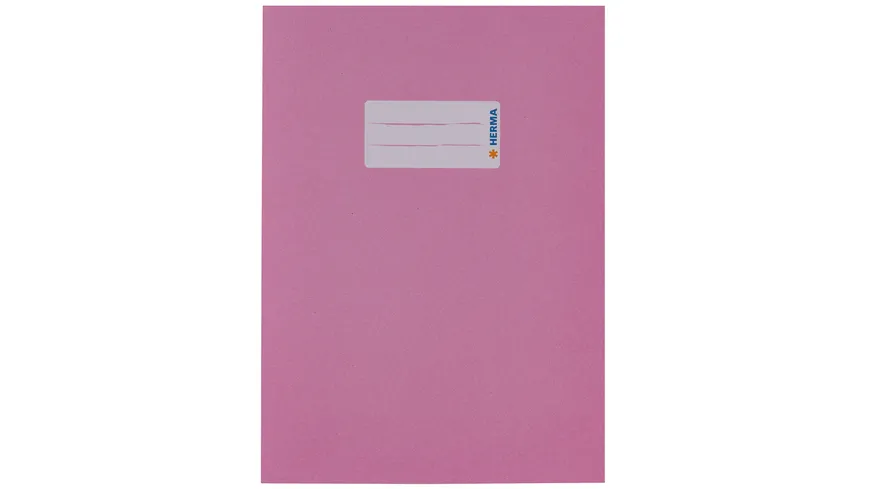 HERMA Hefthülle A5 aus Papier rosa