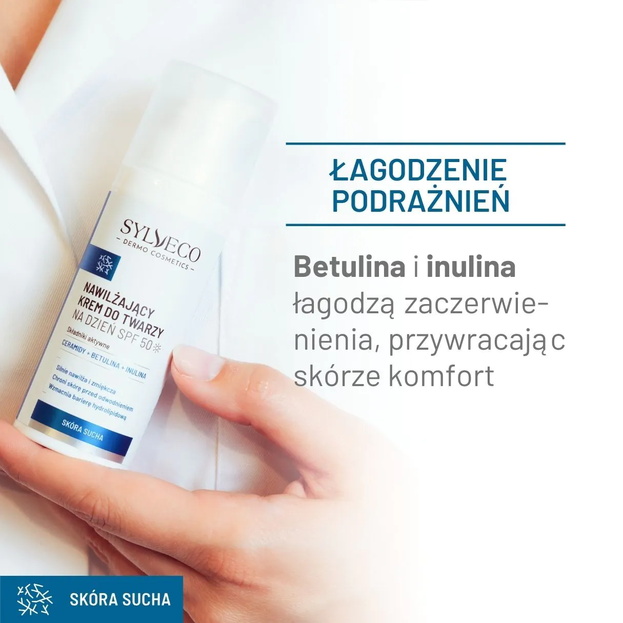 „Sylveco Dermo“ drėkinamasis dieninis veido kremas