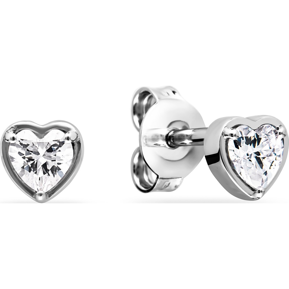 FAVS Boucles d'oreilles à fermoir à poussette 925 Argent Boucles d'oreilles