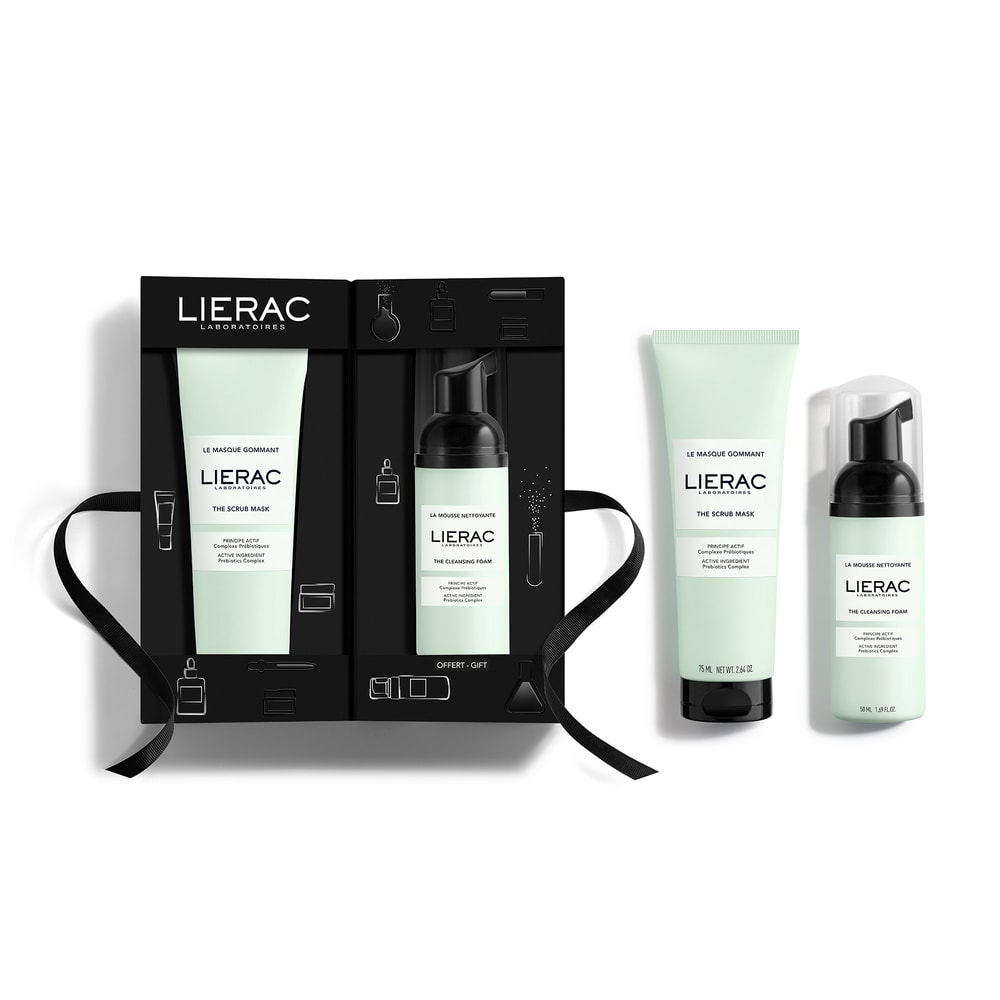 Lierac Coffret Decouverte - Masque Gommant 75ml + Mousse Nettoyante 50ml Coffret