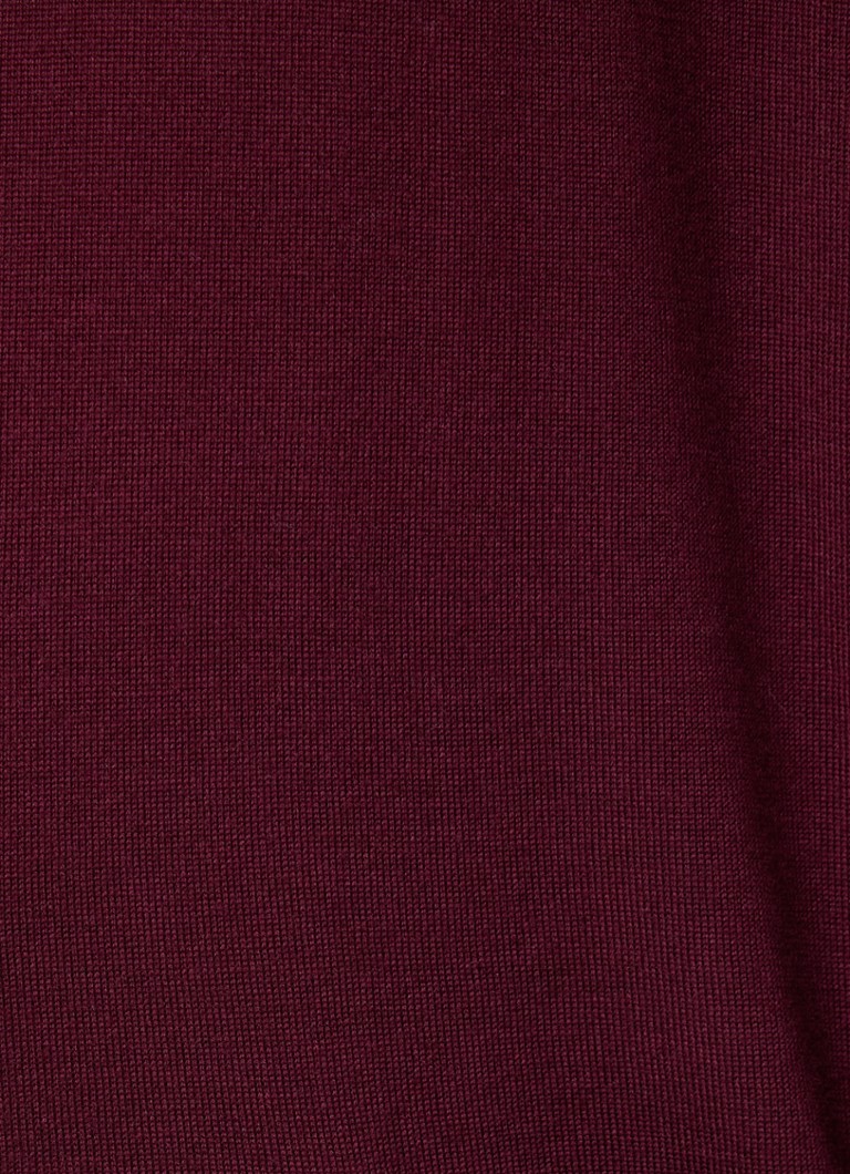 Maglione Max & Co Cabreo in lana vergine a maglia fine con tasche applicate e collo alto