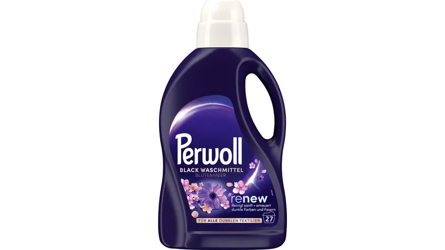Perwoll Renew Black Waschmittel Blütenmeer 1.35 l