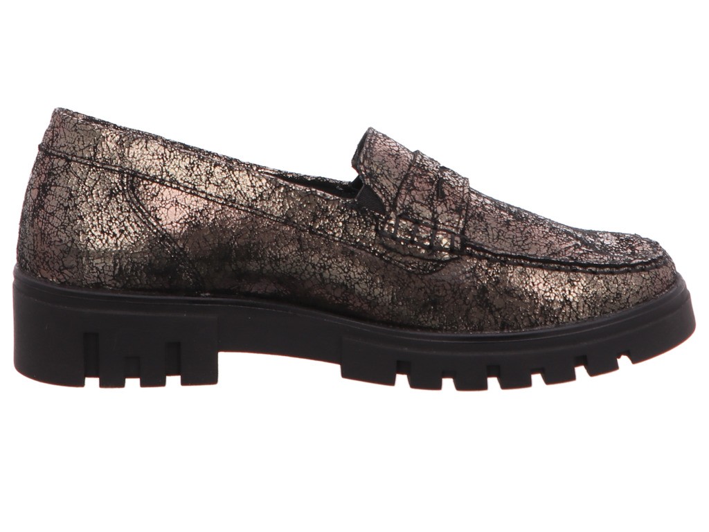 WALDLÄUFER Sportliche Slipper silber