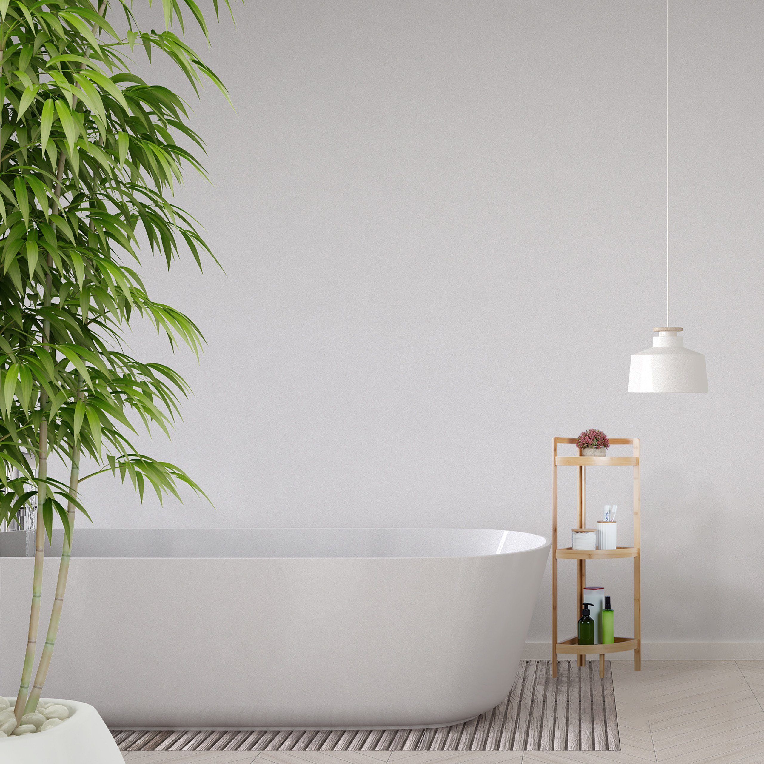 relaxdays Eckregal Bambus Eckregal mit 3 Ablagen