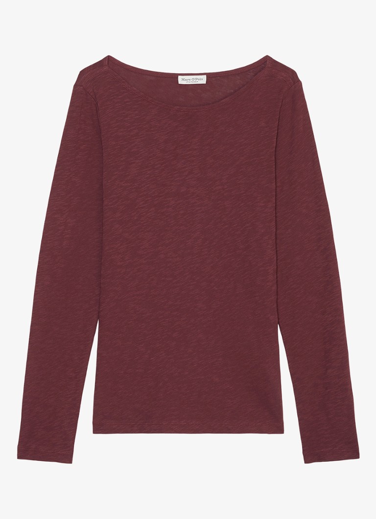 Marc O'Polo long-sleeved shirt with mottled design
