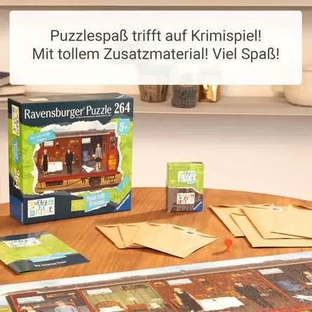 Kinderpuzzle ab 9 Jahren - Puzzle X Crime: Das verlorene Feuer - 264 Teile