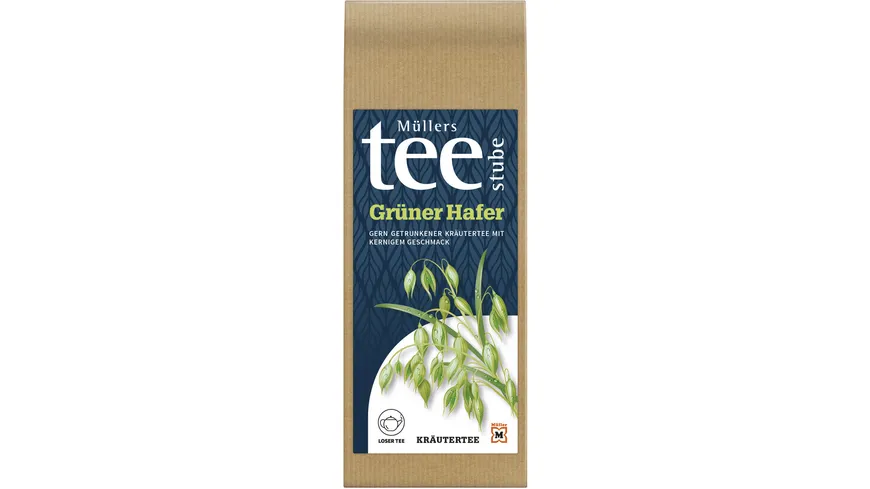 Müllers Teestube Kräutertee Lose Grüner Hafer 50 g