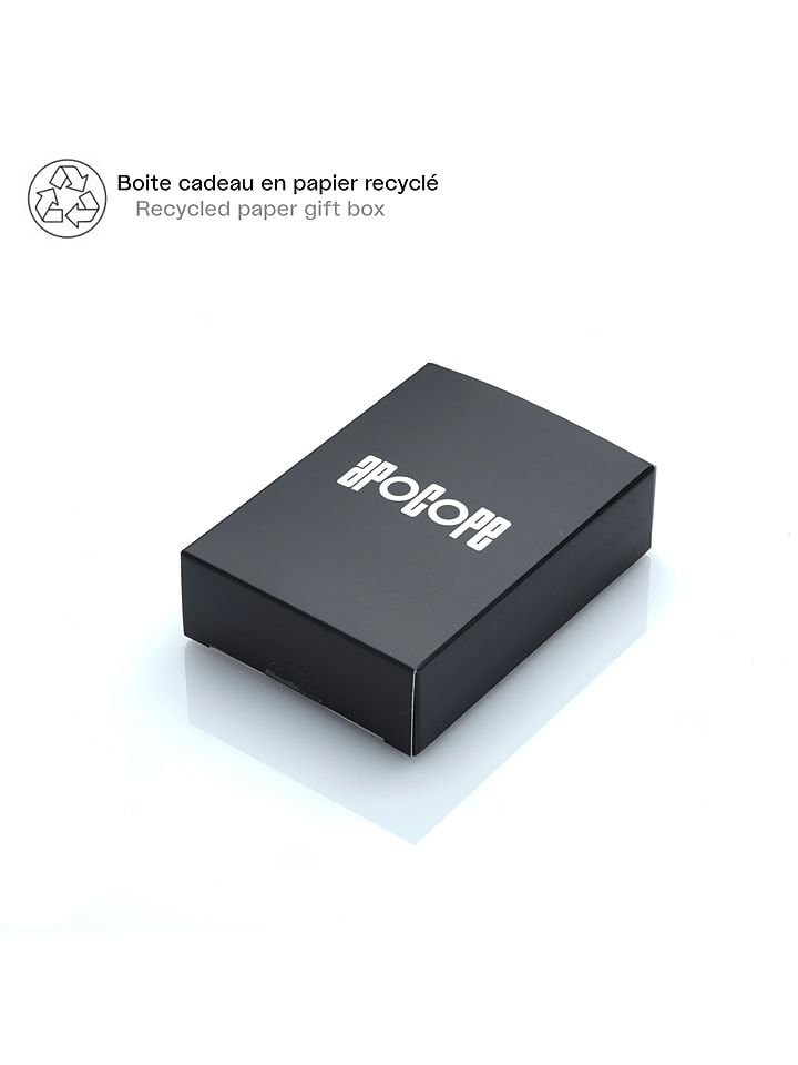 APOCOPE Leder-Geldbörse in Grau - (B)9 x (H)6 x (T)1 cm günstig kaufen onesize