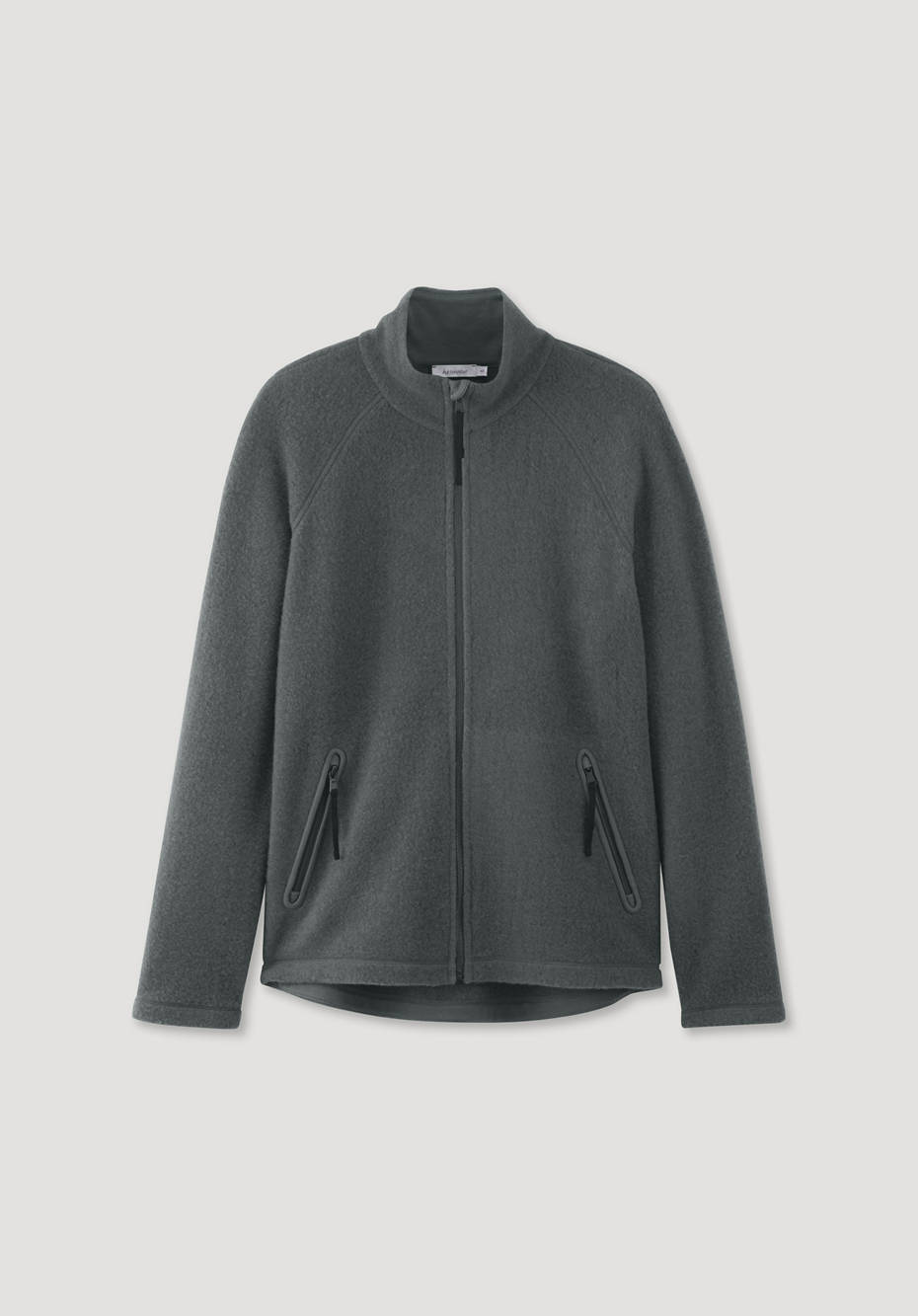 Wollfleece-Jacke aus reiner Bio-Merinowolle
