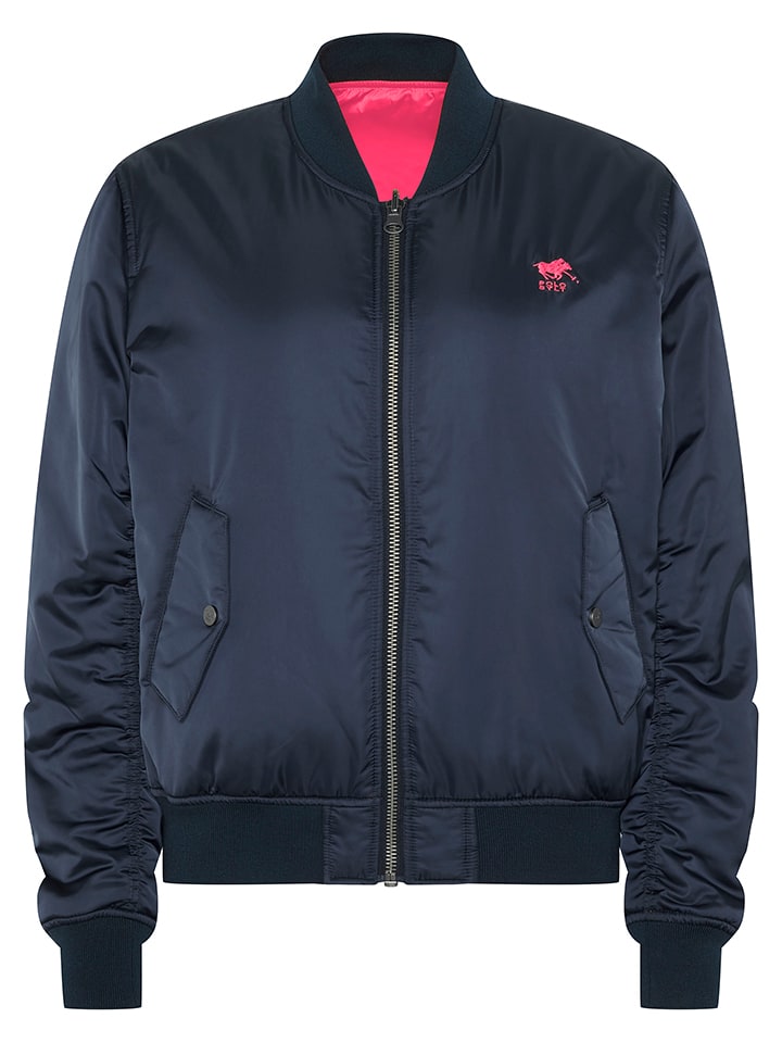 Polo Sylt Bomberjacke in Dunkelblau/ Pink günstig kaufen