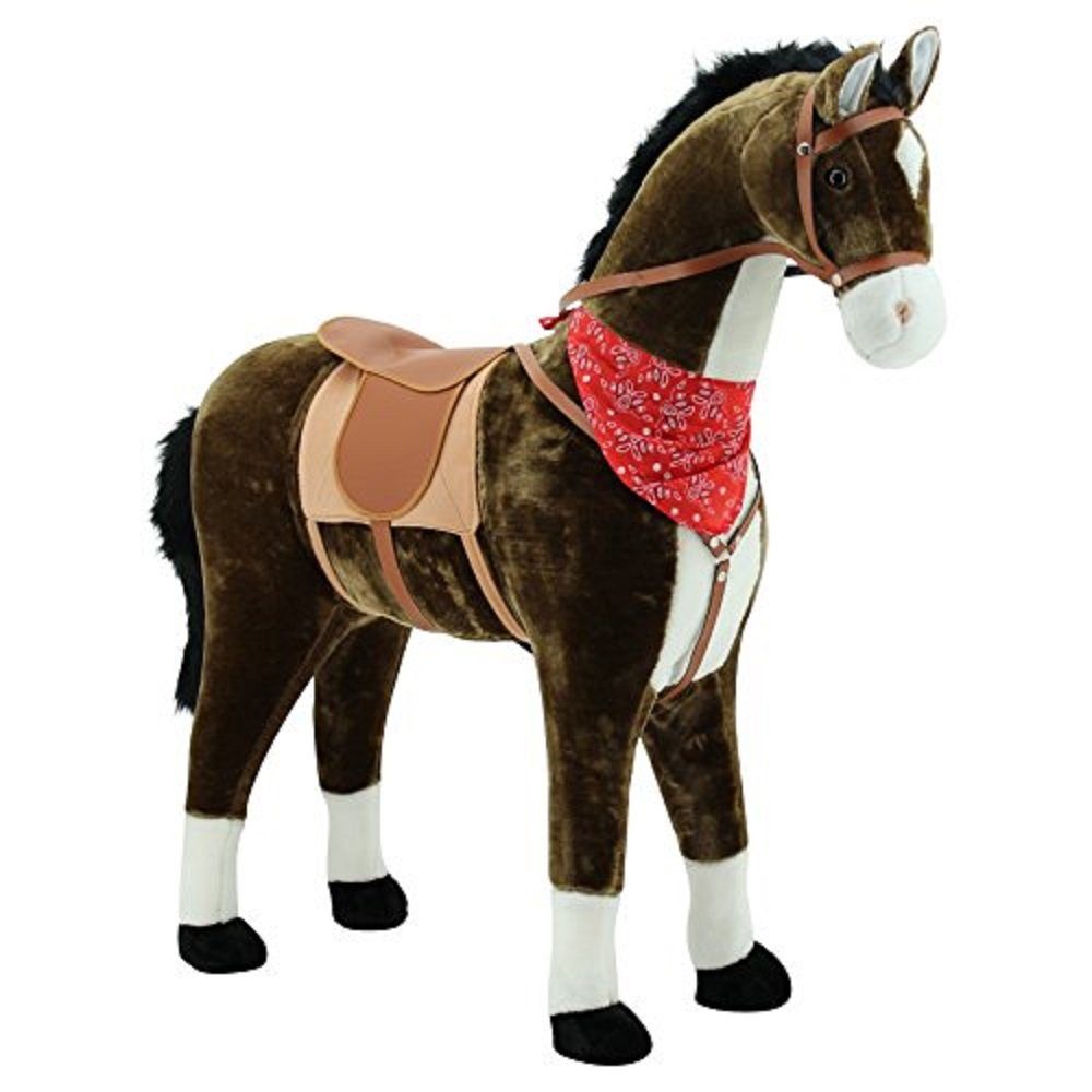 Sweety-Toys Stehpferd Sweety Toys 5048 Plüsch-Stehpferd 
