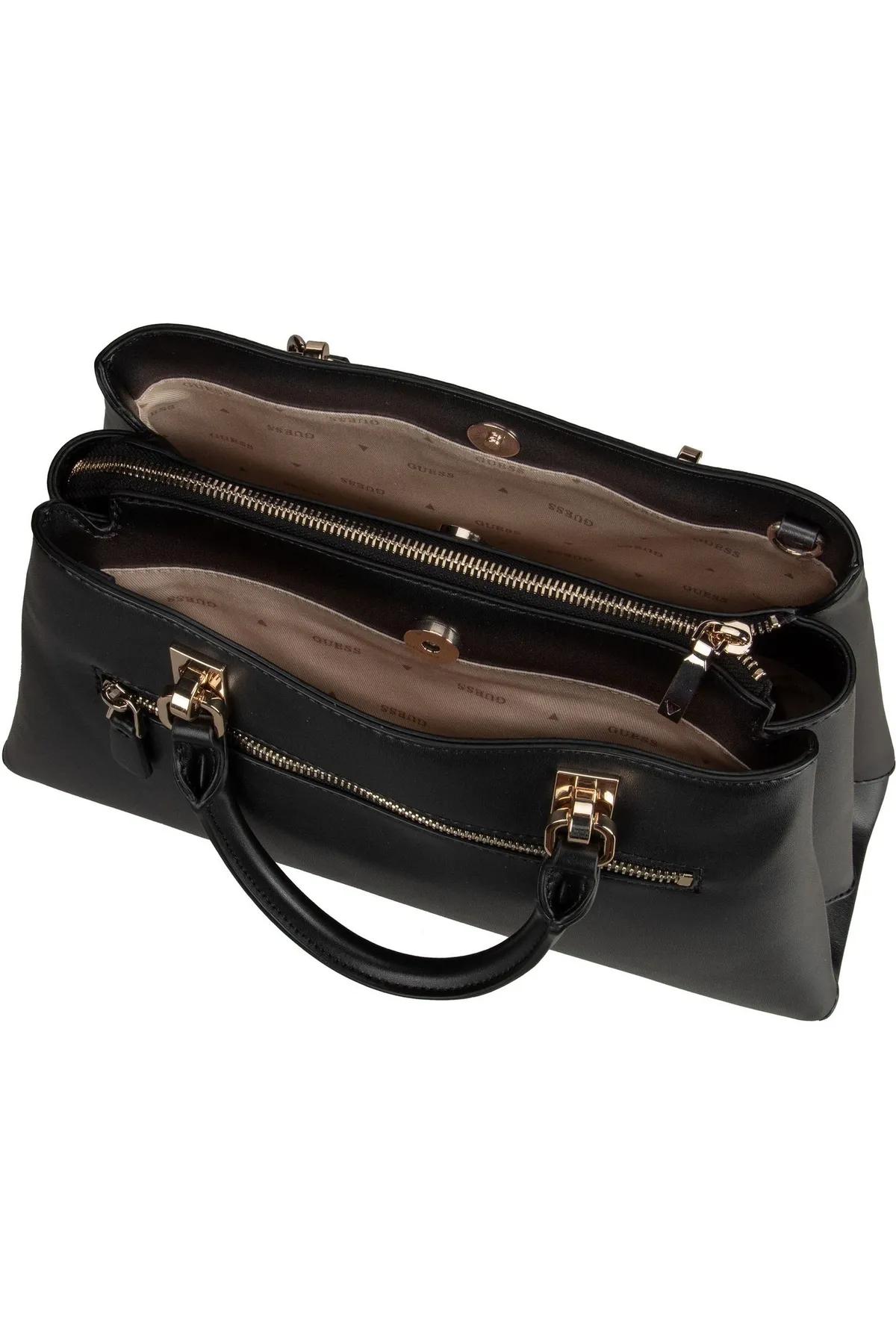 Guess  Handtasche - Schwarz - Unifarben