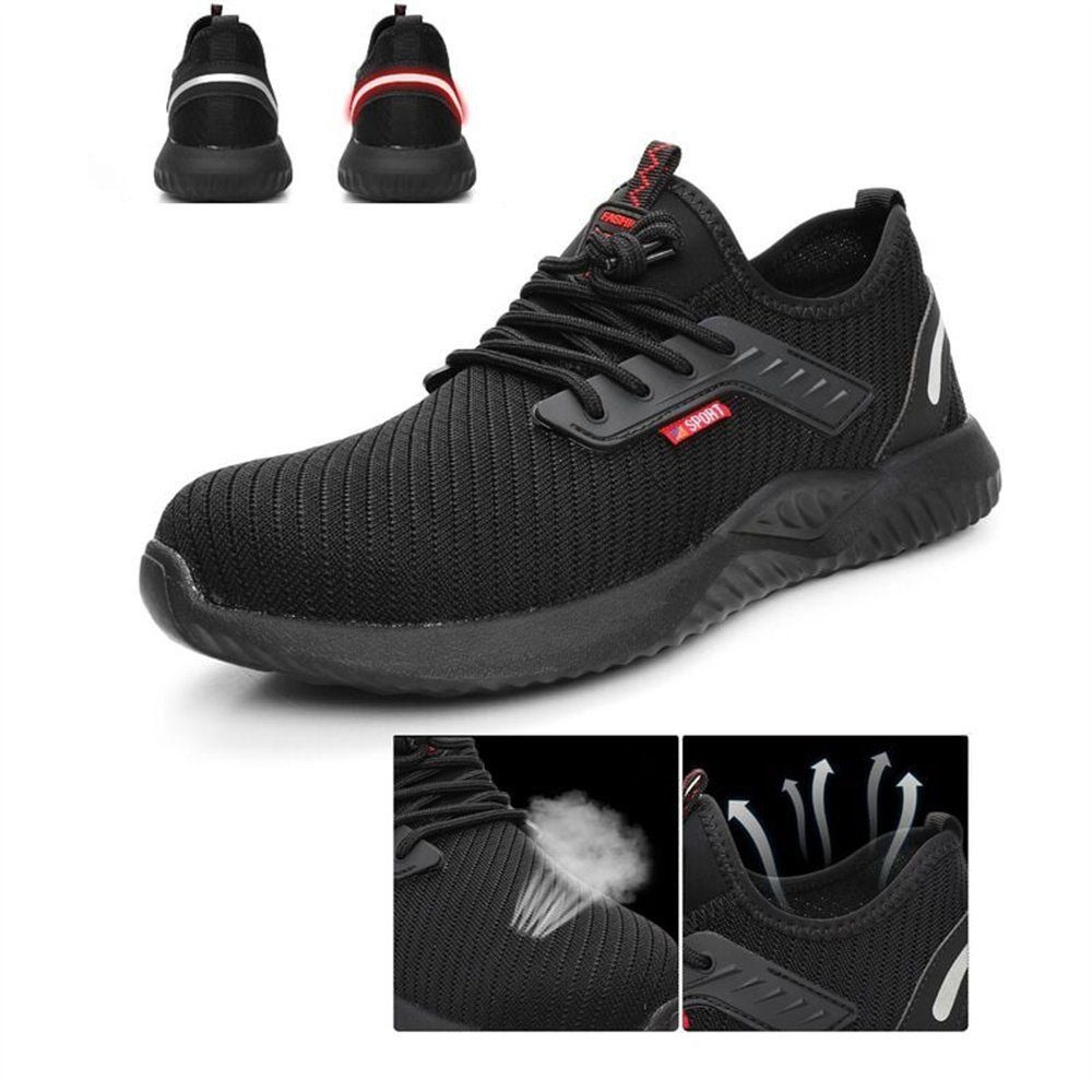 RHAFAYRE Sicherheitsschutzschuhe, stoß- und pannensichere Arbeitsschuhe Sicherheitsschuh